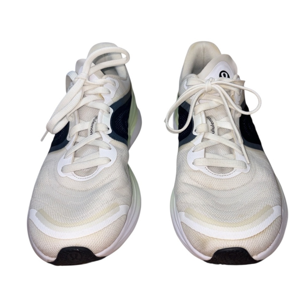 Lululemon Women’s Blissfeel 2 Running Shoe White/Black/Kohlrabi Green Size 11 - Picture 3 of 10